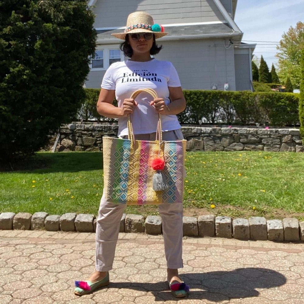 Large Handwoven beach tote